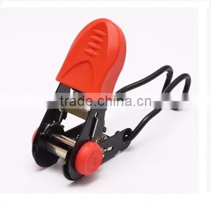 1" Buckle Strap Tie Down Ratchet With Conjoined Hook thumbnail-1