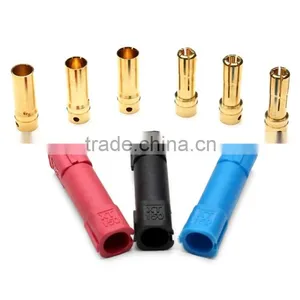 Battery And ESC XT150 High Power Gold Plated Bullet Banana Connector 6mm thumbnail-2