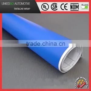Professional Blue 1.52*30M Matte Vinyl Car Wrap Promotional Colour Change Car Wrapping Film thumbnail-1