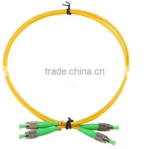 FC/APC-FC/APC Simplex Single Mode Yellow Boots Fiber Optical Patch Cord thumbnail-2