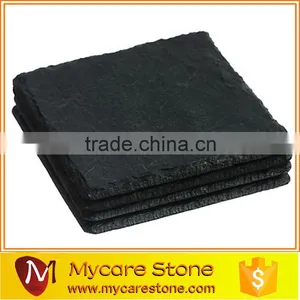 Modern Black Slate Placemat Square Placemat thumbnail-1