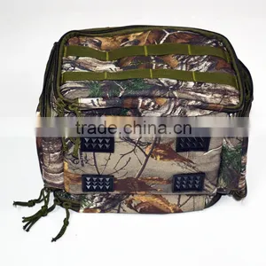 Camo Polyester Canvas Can Cooler Bag for Camping thumbnail-3