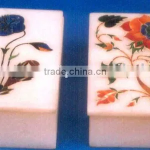 Beautiful Marble Inlay Jewelry Boxes thumbnail-1
