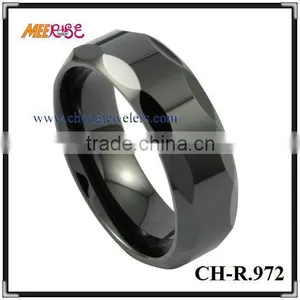 Fashional Women Black Ceramic Ring for Unisex thumbnail-3