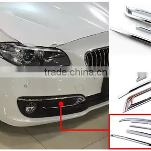 Chrome Fog Lamp Covers Light Grille for BMW F10 thumbnail-2