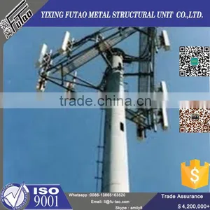 High Quality Galvanized Steel Utility Poles thumbnail-6