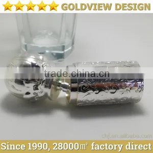 Silver Color Fashion Metal Perfume Package Cap,Custom-made Different Finishing Diecast Zinc Alloy Perfume Bottle Caps thumbnail-1