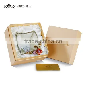 RORO Craft Gift Home Decorative Metal Fruit Plate Wedding Gift and Craft Crystal Decoration thumbnail-4
