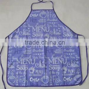 Silk Screen Pigment Printing Cotton Bib Apron With Letter Design thumbnail-2
