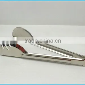 Low Price Half Round Shape Stainless Steel Food Tongs thumbnail-1