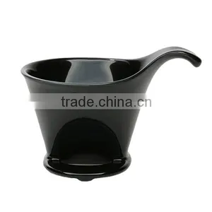 Custom Logo Black Porcelain Coffee Dipper thumbnail-1