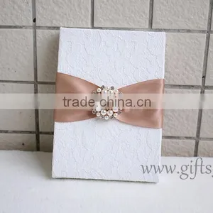 Elegant White Wedding Invitation Card Box With Professional Supplier thumbnail-3