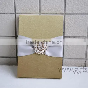 Handmade Luxury Wedding Invitation Boxes Wholesale thumbnail-6
