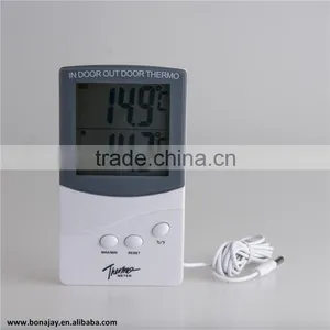 Wired Indoor and Outdoor Digital Thermometer thumbnail-1