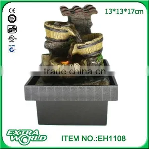 Indoor Decoration Artificial Rock Waterfall With Pot thumbnail-4