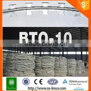 [Anping Factory] High Zinc Coating Galvanized Concertina Razor Wire Barb Wires thumbnail-4