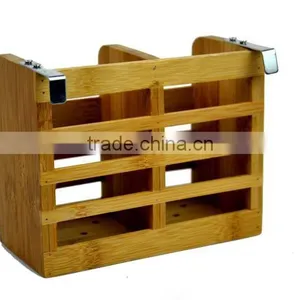 BH005/Hot Sale Exquisite Suspensible Bamboo Utensil Drying Rack thumbnail-2