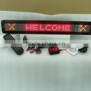 2017 Red 7X80 Dot Matrix With Bluetooth Taxi Top Led Display Board thumbnail-6