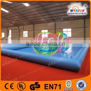 Durable TPU Inflatable Clear Floating Water Pool Ball thumbnail-1