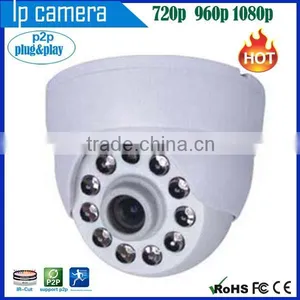 11pcs Leds 3.6mm Lens Plastic Indoor Dome 720P Onvif ip Camera thumbnail-1