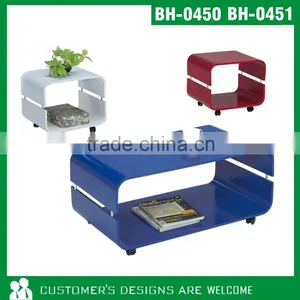 Storage Coffee Table With Wheels thumbnail-3