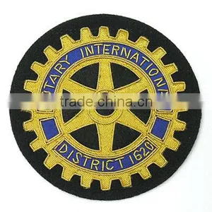 Wholesale Metallic Thread Embroidery for Military Uniform Emblems thumbnail-1
