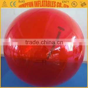 Inflatable Aqua Ball in Red Color Made by Best PVC Material thumbnail-1