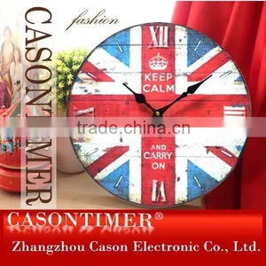 Cason Interior Decoration Wooden Wall Clock thumbnail-4