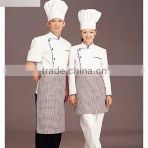 Designer Japanese Executive Fashion Chef Unfiorms With Black Apron thumbnail-5