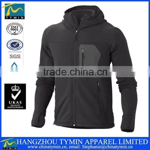 Plus Size Men Waterproof Softshell Jacket With Thumb Hole thumbnail-4