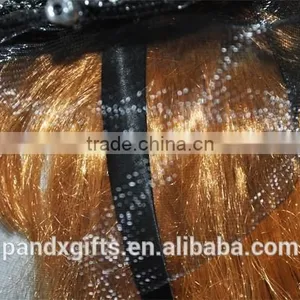 Glitter Skull Lace Net Headband thumbnail-4