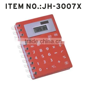 Hot Sale Custom Leather Notebook With Solar Calculator thumbnail-4