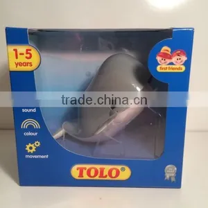 New Hot Make Design Electric Whale Orca Toy Movement Sound for Kids/Custom Electrical Animal Education Toys China Manufacturer thumbnail-1