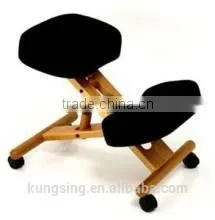 Kneeling Folding Wood Chair thumbnail-3