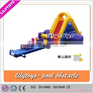 Inflatable Water Obstacle Course, Inflatable Pool Obstacle, Water Games thumbnail-1
