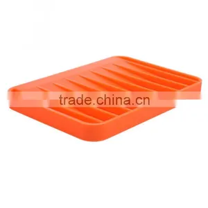 Eco-friendly Bathroom Ware Silicone Soap Dish Holder thumbnail-1