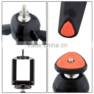 Universal Adjustable Desk Mount , Mini Tripod + Clip Holder For Mobile Phones thumbnail-3