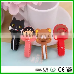 Flexible Food Grade Silicone Cable Tie Wrap Resuable Cable Tie thumbnail-5