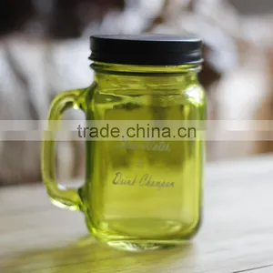 Colorful Glass Bottle With Handle thumbnail-1
