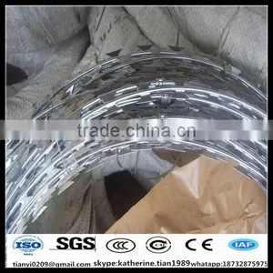 Bto-22 Concertina 300mm Concertina Razor Wire Metal Mesh Ribbion for Protection thumbnail-1