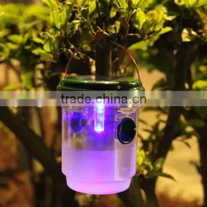Solar Powered Light LED Insect Wasp Trap Mosquito Killer Lamp thumbnail-1