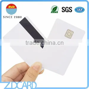 White Java Dual Interface CPU Smart Card thumbnail-2