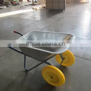 Heavy Duty Construction Two Wheel Wheelbarrow thumbnail-1