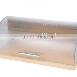 Good Sale Wood Base Bread Bin thumbnail-1