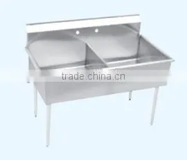 Industrial 2 Compartment Sink thumbnail-1