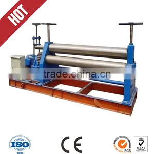 Electric 3 Rolls Small Sheet Roller Bending Machine, Manual Sheet Metal Rolling Machine thumbnail-1
