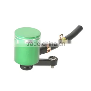 Green Front Brake Clutch Cylinder Fluid Oil Reservoir For Aprilia Kawasaki thumbnail-1