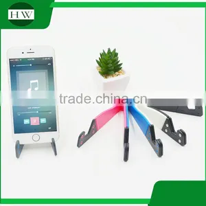 Wholesale Logo Printed Cheap Portable Plastic Smart Cell Mobile Phone Support Bracket Stand Holder thumbnail-3
