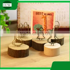 Cheap Cartoon Wood Iron Photo Name Business Card Holder thumbnail-2