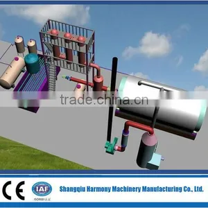 Waste Plastic to Oil Recycling Pyrolysis Machine thumbnail-1